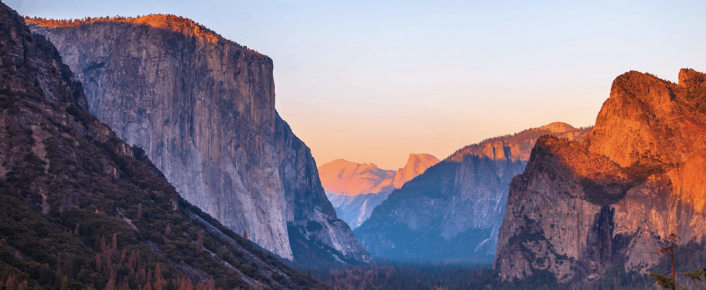 Sunset in Yosemite Valley